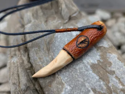 Fehu I- wisiorek na rzemyku